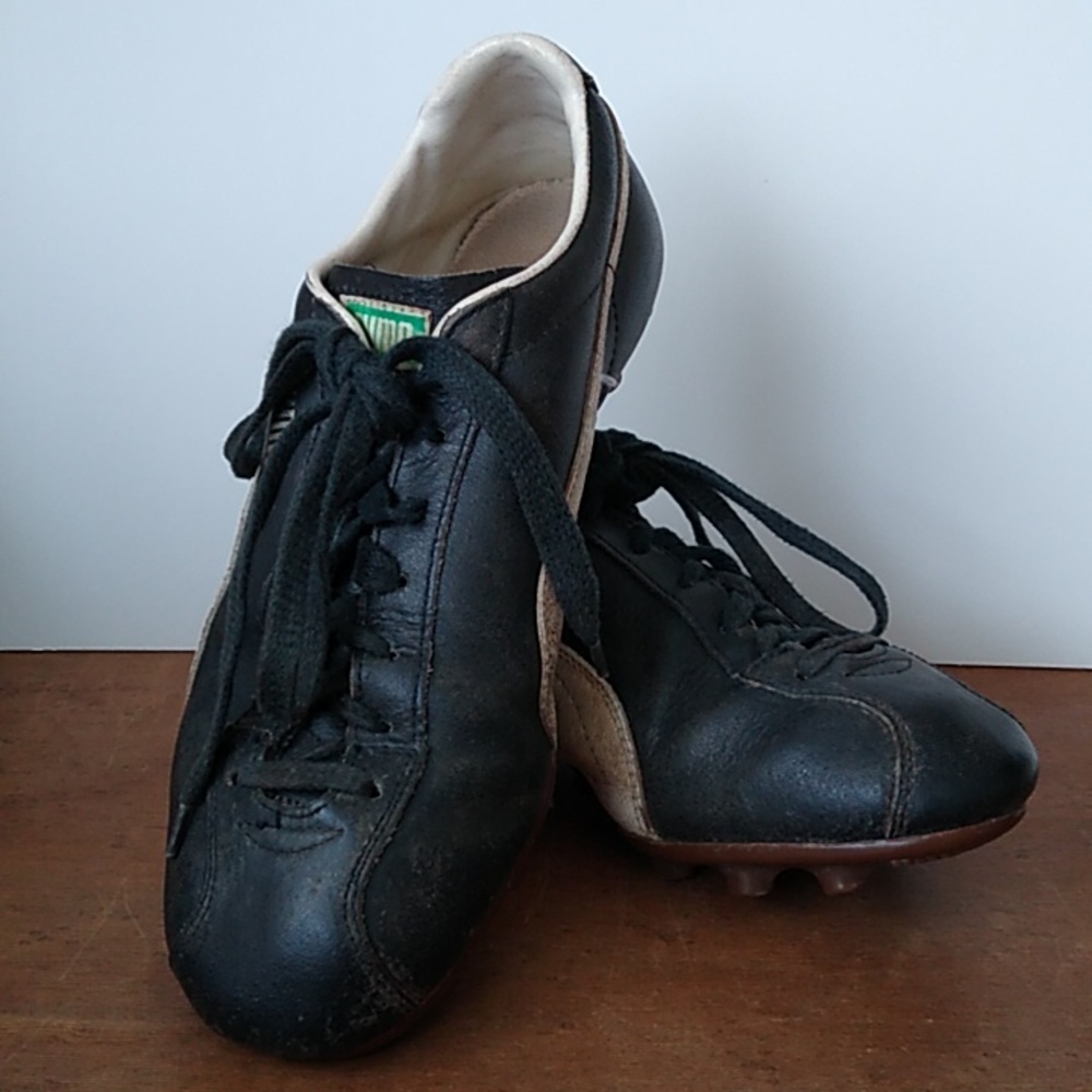 VTG LEATHER PUMA "Pioneer" SOCCER CLEATS - Picture 3 of 11